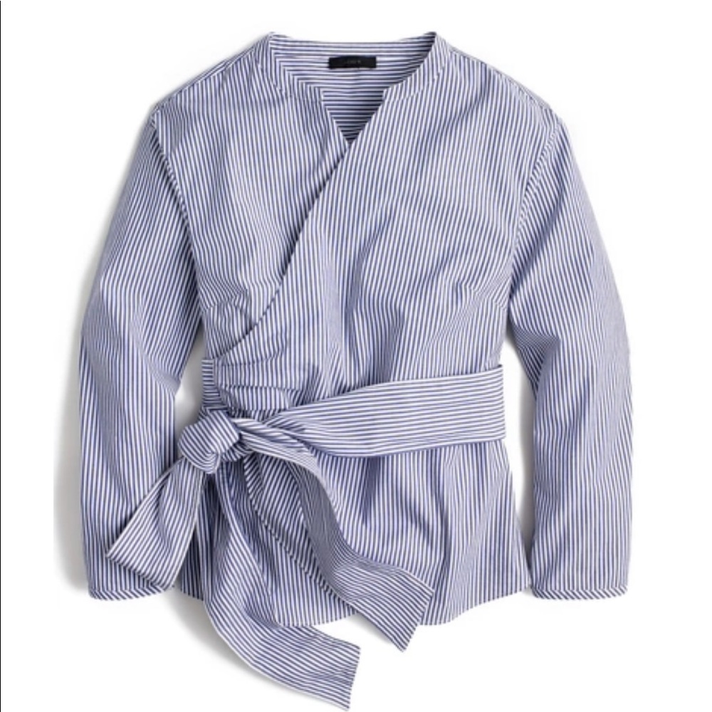 J Crew wrap top